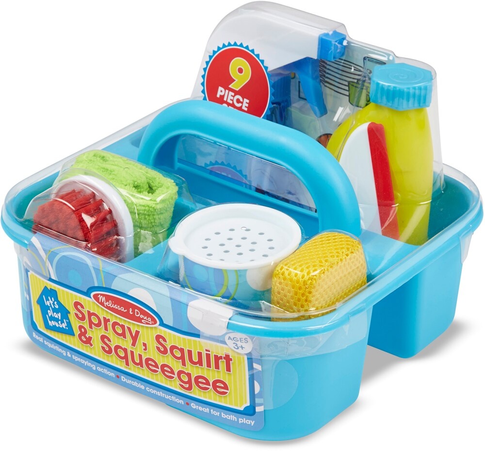 slide 1 of 1, Melissa And Doug Let's Play House! Spray Squirt And Squeegee Play Set - 9 Piece, 9 ct