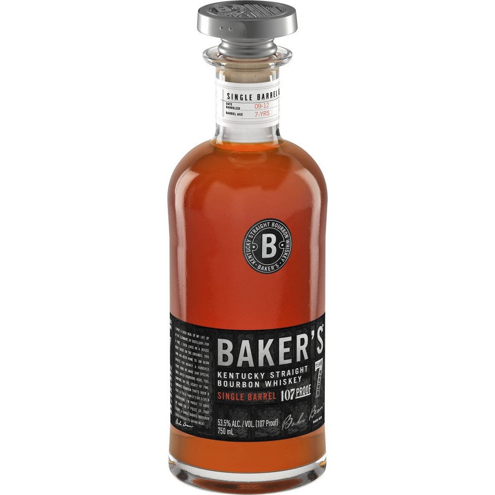 slide 3 of 4, Baker's Kentucky Straight Bourbon Sour Mash Whiskey, 750 ml