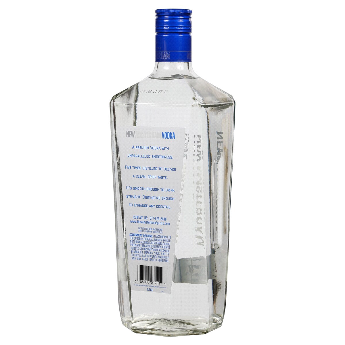 slide 3 of 3, New Amsterdam Vodka, 1.75 L Bottle, 1.75 liter