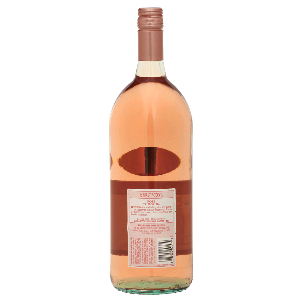 slide 2 of 2, Barefoot Cellars Rose Wine - 1.5L Bottle, 1.5 liter