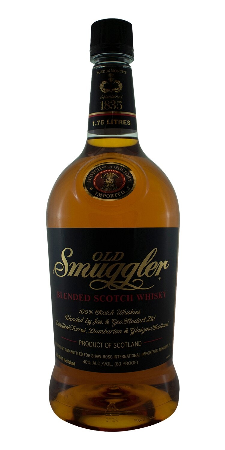 slide 1 of 1, Old Smuggler Scotch, 1.75 liter