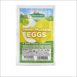 Martins Sweet Mustard Hard-Boiled Eggs