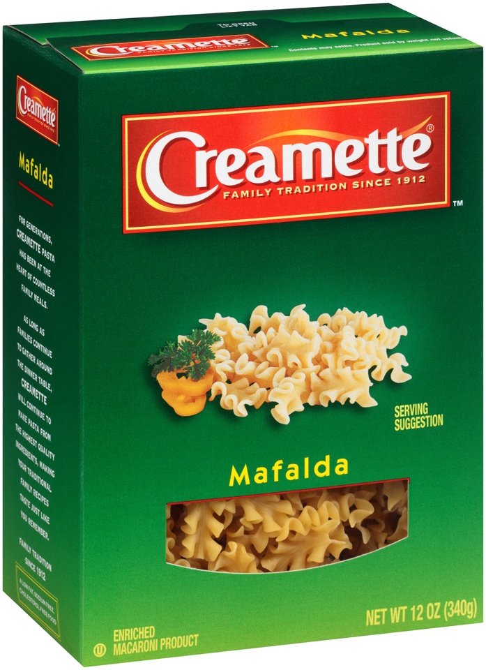 slide 1 of 1, Creamette Mafalda, 16 oz