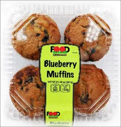 Bakery Blueberry Muffins Store Made