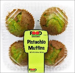 Bakery Pistachio Muffins Store Made