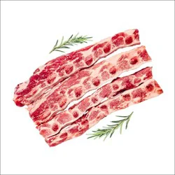 Pork Rib Strips Family Pack