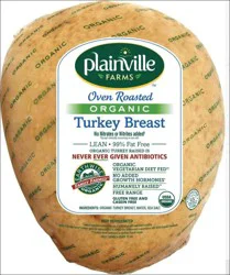 Plainville Organic Oven Roasted Turkey Breast
