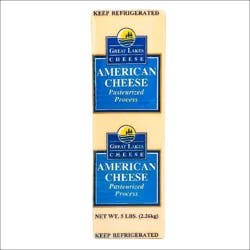 Cust Serv Great Lakes American White Cheese