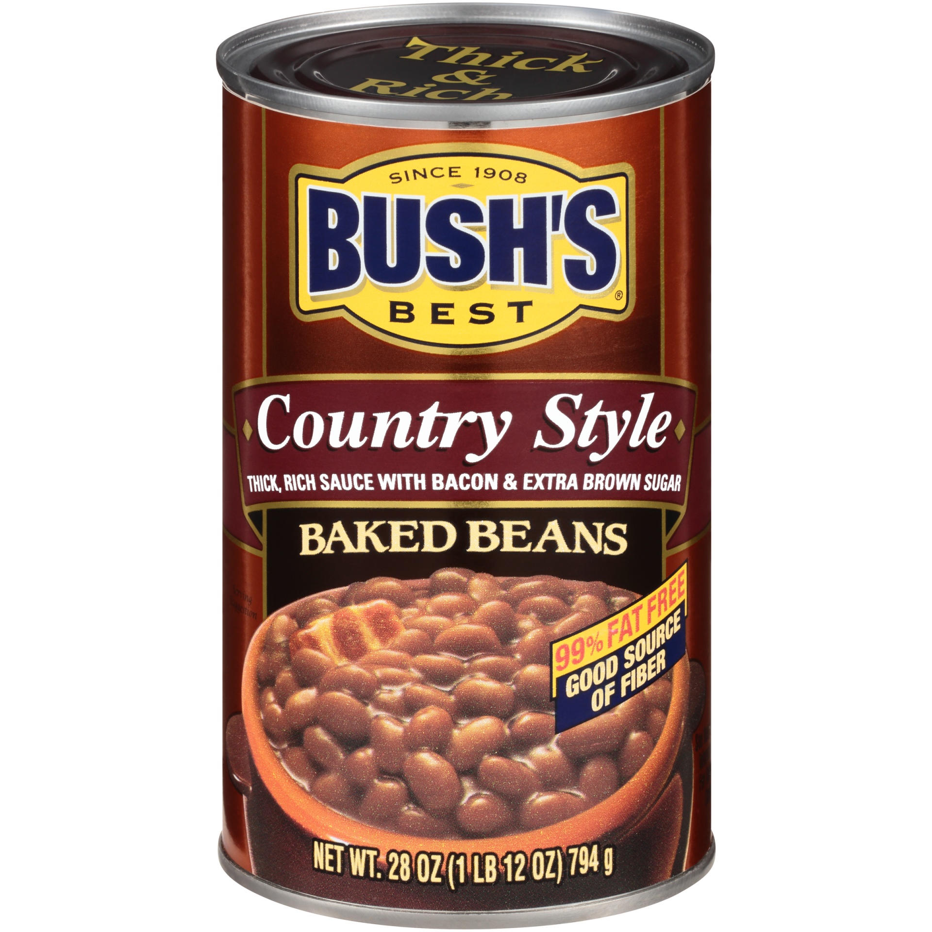 slide 4 of 6, Bush's Best Bush's Country Style Baked Beans 28 oz, 28 oz