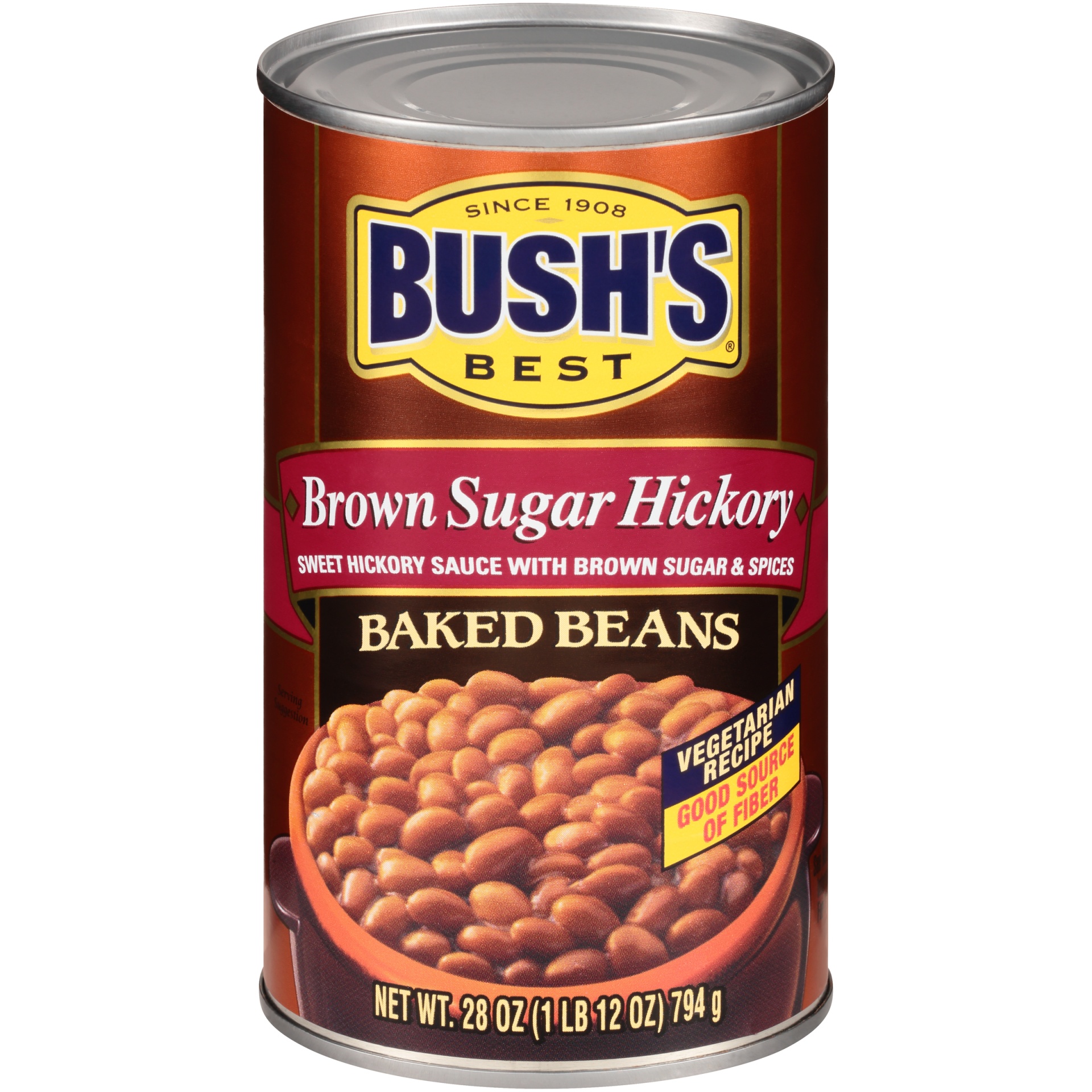 slide 2 of 6, Bush's Best Brown Sugar Hickory Baked Beans - 28oz, 28 oz