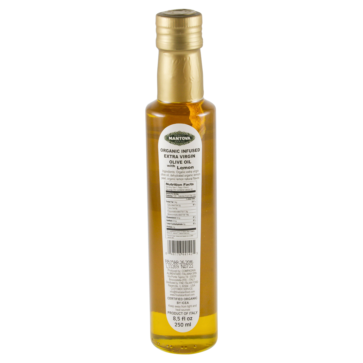 slide 2 of 2, Fratelli Mantova Olive Oil 8.5 oz, 8.5 oz