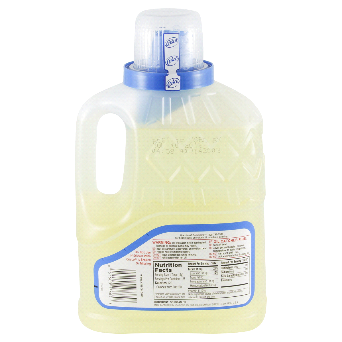 slide 2 of 2, Crisco Vegetable Oil, 64 oz