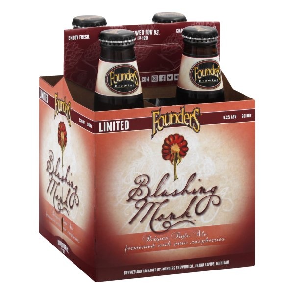 slide 1 of 1, Founders Brewing Co. Blushing Monk, 4 ct; 12 fl oz