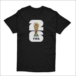 Fifa Fwc26 Unisex Tees Black White Logo L