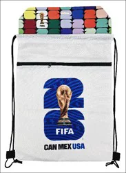 Fifa World Cup 2026 String Backpack White