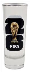 Fifa World Cup 2026 Silver Logo White Tequila Shooter