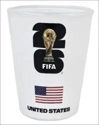 Fifa World Cup 2026 Clear Shotglass Usa