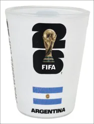 Fifa World Cup 2026 Clear Shotglass Argentina