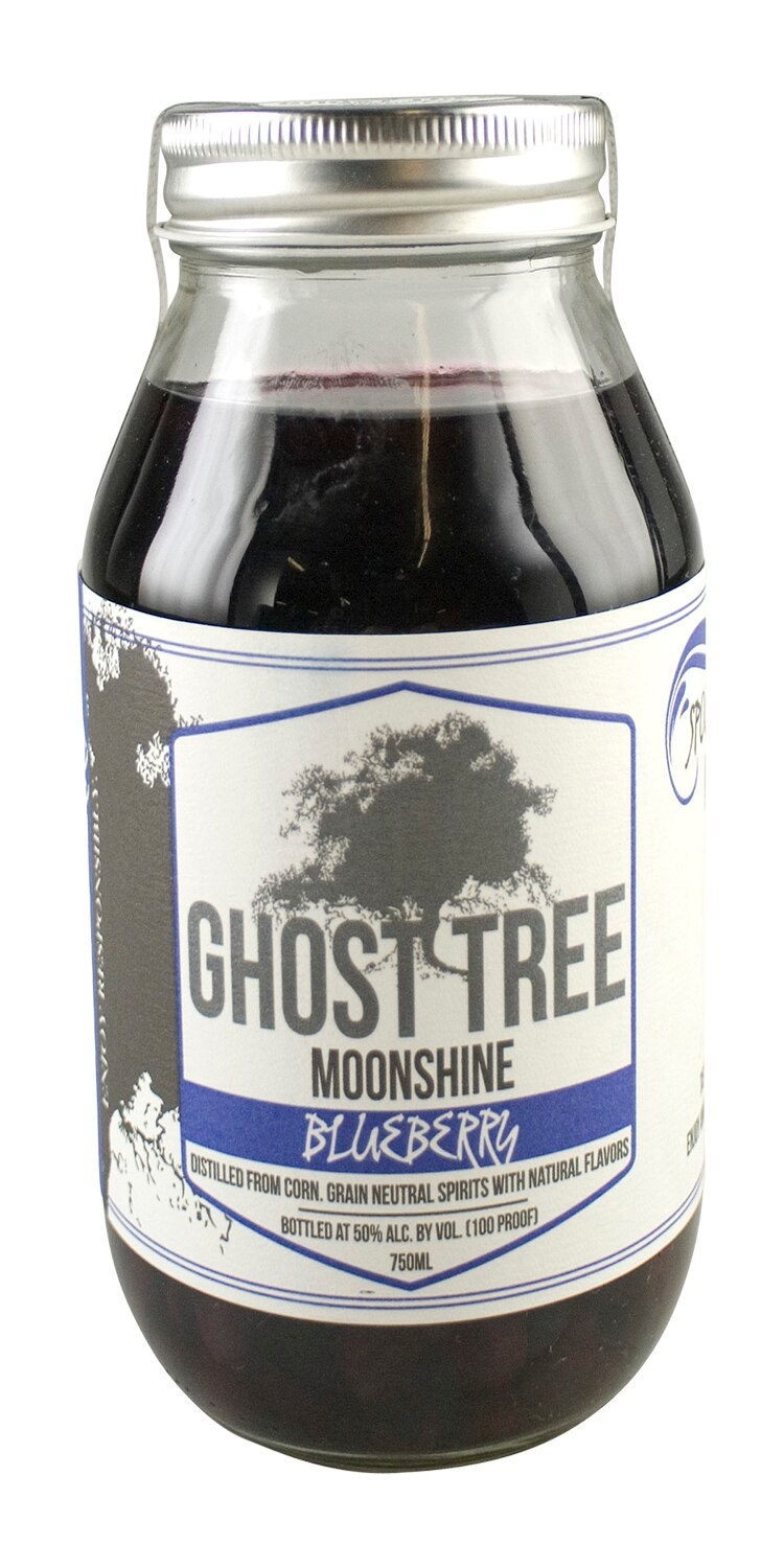 slide 1 of 1, Ghost Tree Moonshine Blueberry, 750 ml