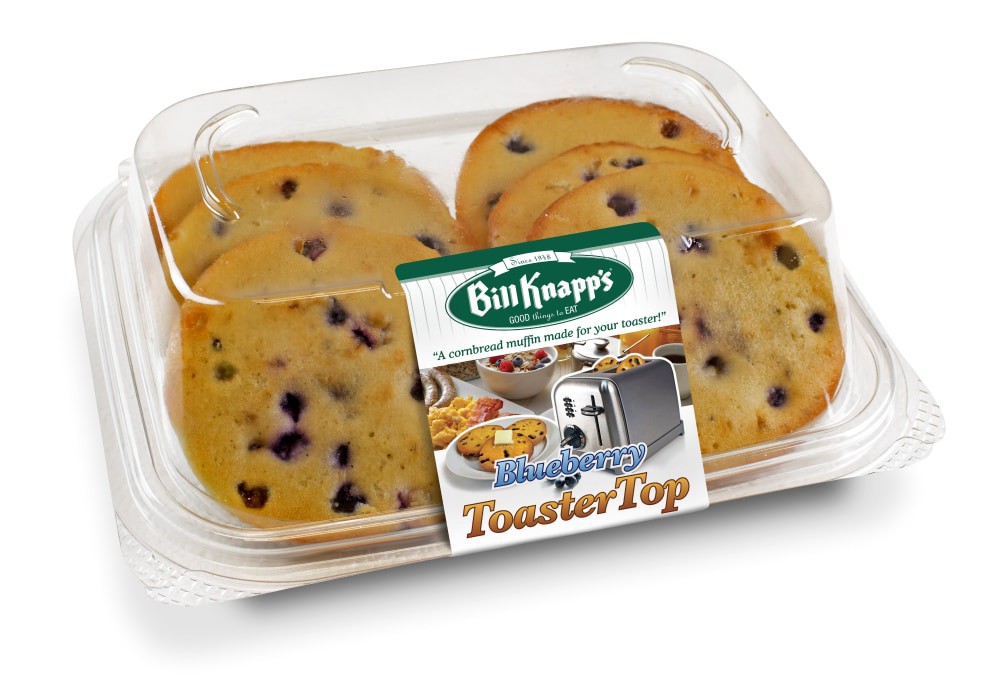 slide 1 of 3, Bill Knapp's Blueberry Toaster Tops, 9 oz
