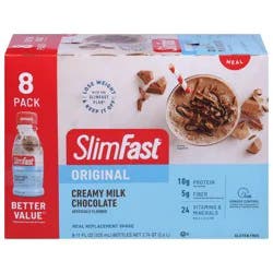 Slimfast Original Creamy Milk Chocolate Meal Replacement Shakes