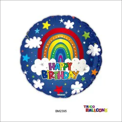 Trico 18 Happy Birthday Foil Balloon - Royal Blue