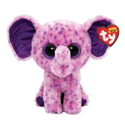 Ty Inc Eva the Elephant Purple Plush Stuffed Animal, 1 ct