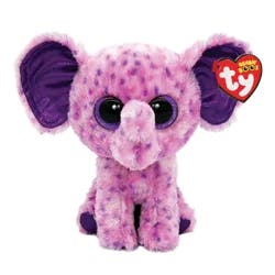 Ty Inc Eva the Elephant Purple Plush Stuffed Animal, 1 ct