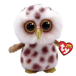 TY Beenie Boos Whoolie Spotted Owl Plush, 1 ct