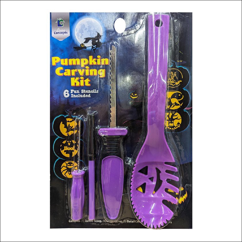 slide 1 of 1, Living Concepts Pumpkin Carving Kit, 1 ct