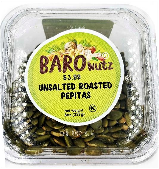 slide 1 of 1, Baro Nuts B/Nut Pepita N/S Rstd, 8 oz