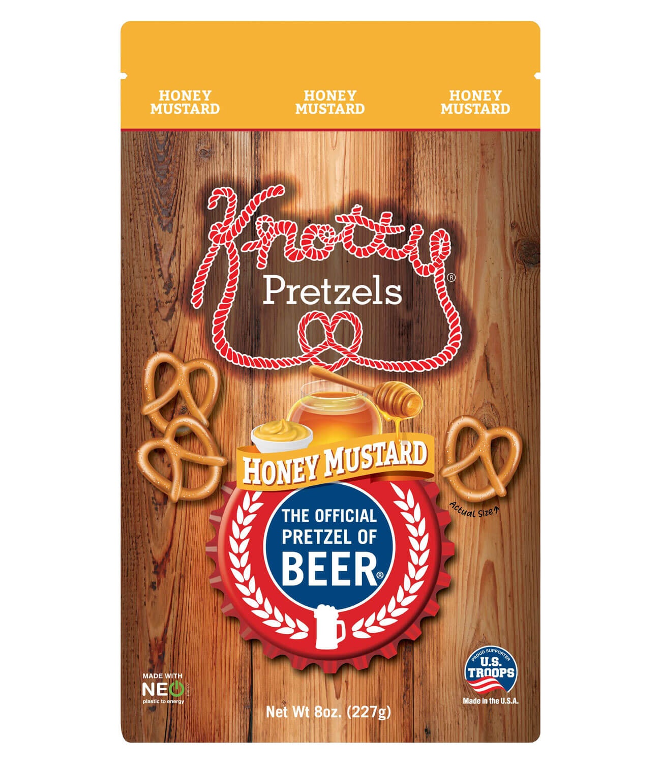 Knotty Pretzels Honey Mustard 8 oz Shipt