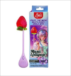 Candy Master Music Lollipop Strawberry