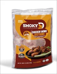 Smoky Chicken Wings Section Iqf