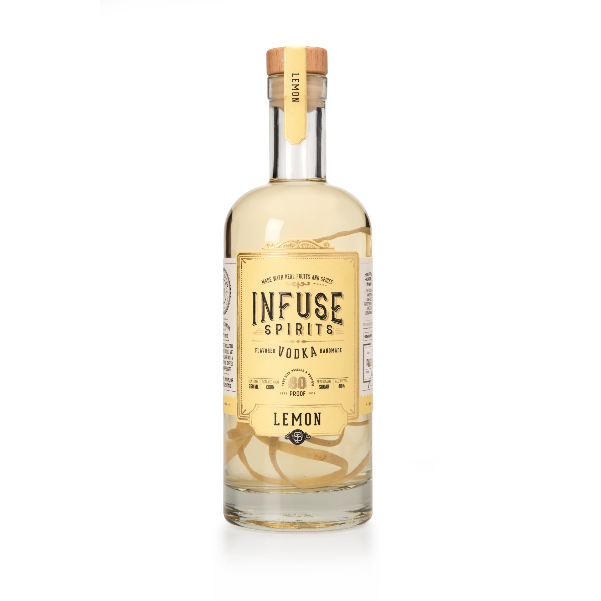 slide 1 of 1, Infuse Spirits Lemon Vodka, 750 ml