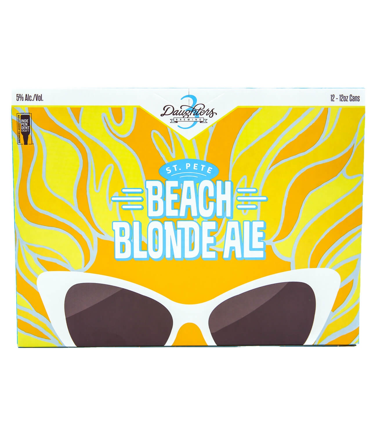 slide 1 of 1, 3 Daughters Beach Blonde, 12 oz