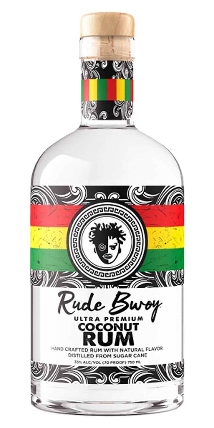 slide 1 of 1, Rude Bwoy Coconut Rum, 750 ml