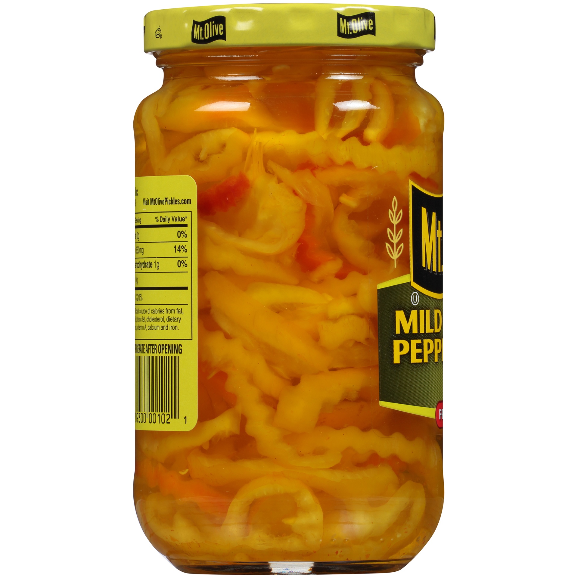 slide 6 of 6, Mt. Olive Hot Banana Pepper Rings 12 fl oz Jar, 12 oz