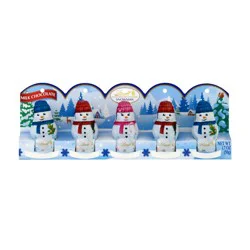 Lindt Mini Snowman Milk Chocolate Christmas Candy Pack