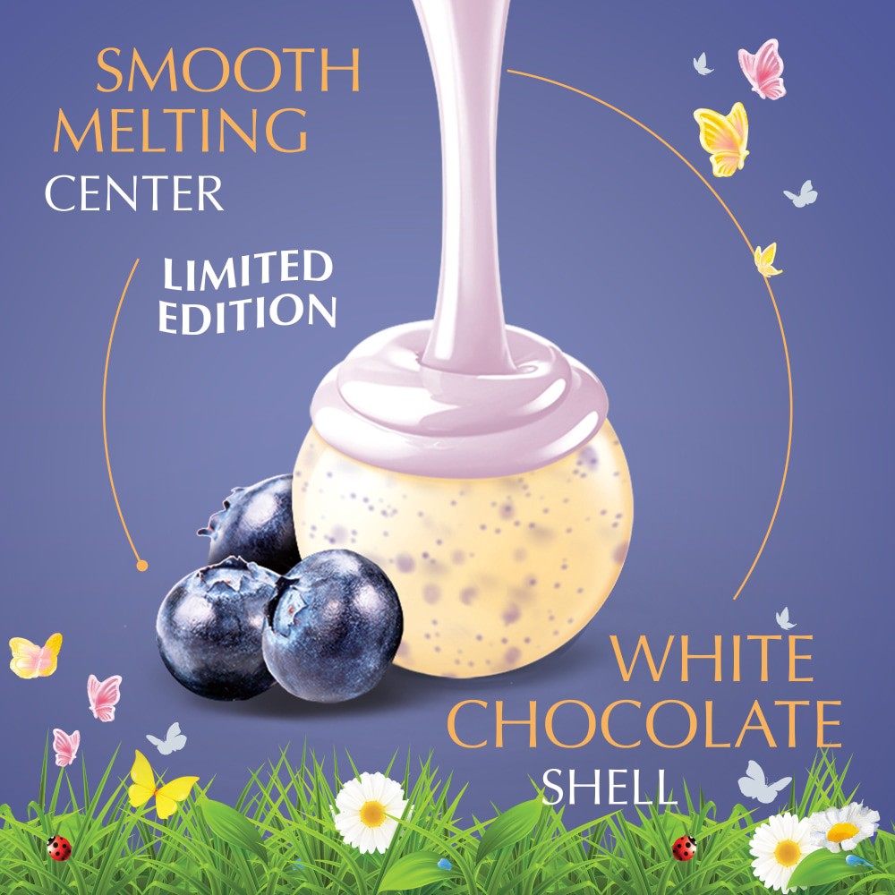 slide 4 of 6, Lindor Blueberries & Cream Bag, 5.1 oz