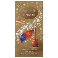 Lindt LINDOR Holiday Assorted Chocolate Candy Truffles