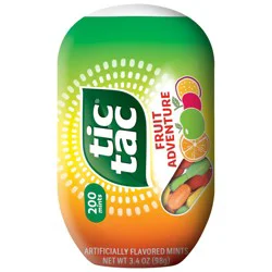 Tic Tac Fruit Adventure On-the-Go Pocket-Sized Mints Single Pack, 3.4 oz