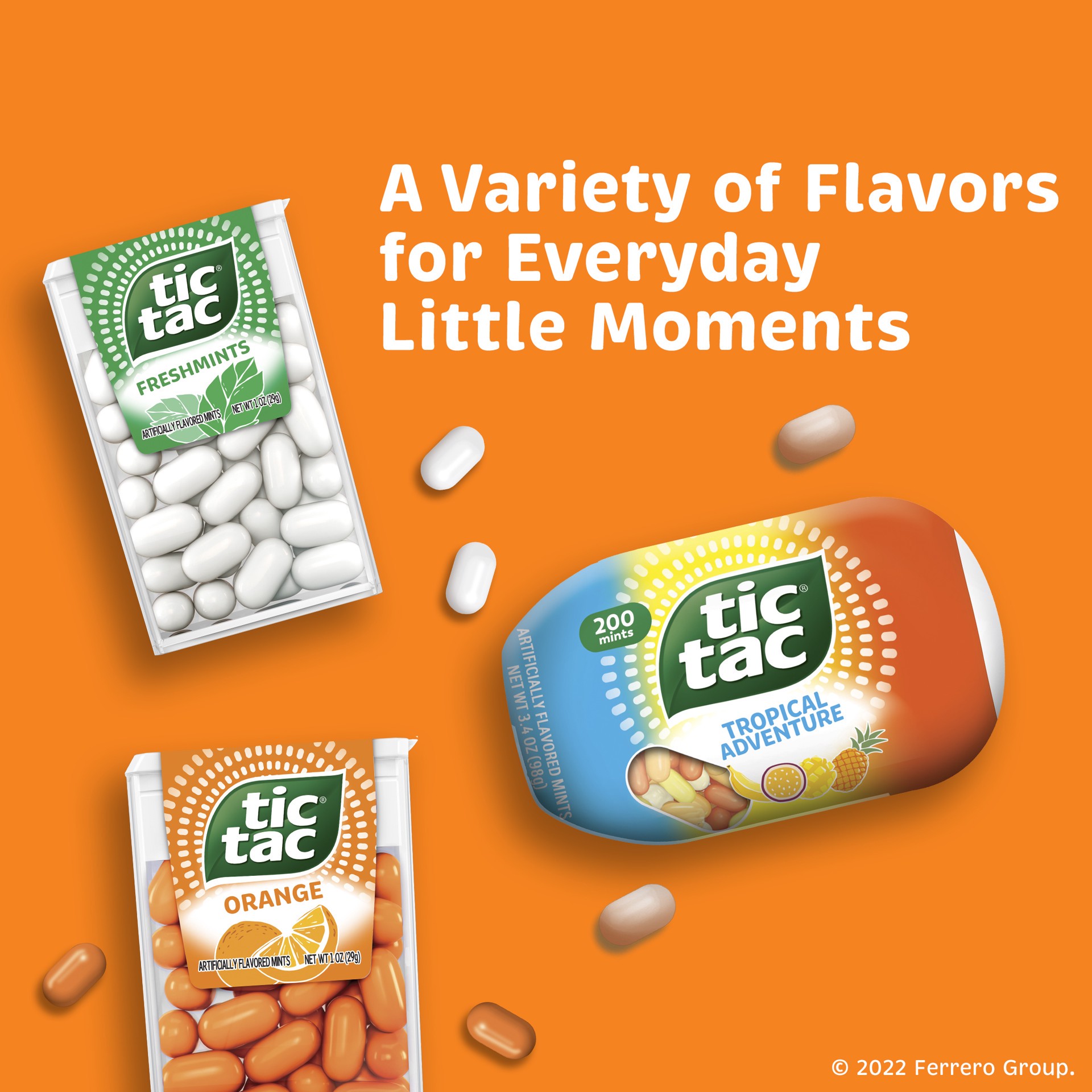 slide 3 of 5, Tic Tac Orange Mints - 200 ct, 200 ct