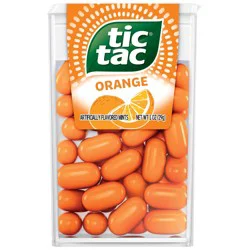 Tic Tac Orange Flavored Mints On-the-Go Refreshment Stocking Stuffers, 1 oz