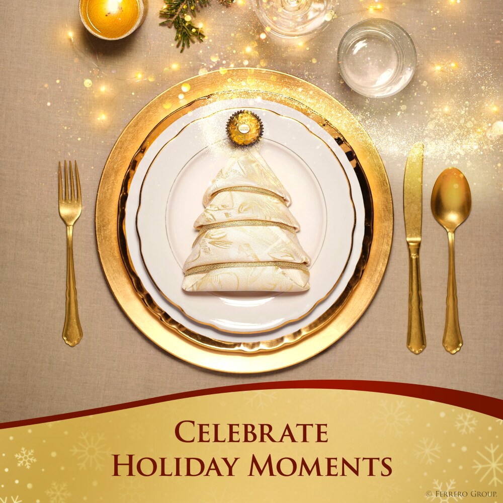 slide 2 of 6, Ferrero Rocher Fine Hazelnut Chocolates, 5.3 oz