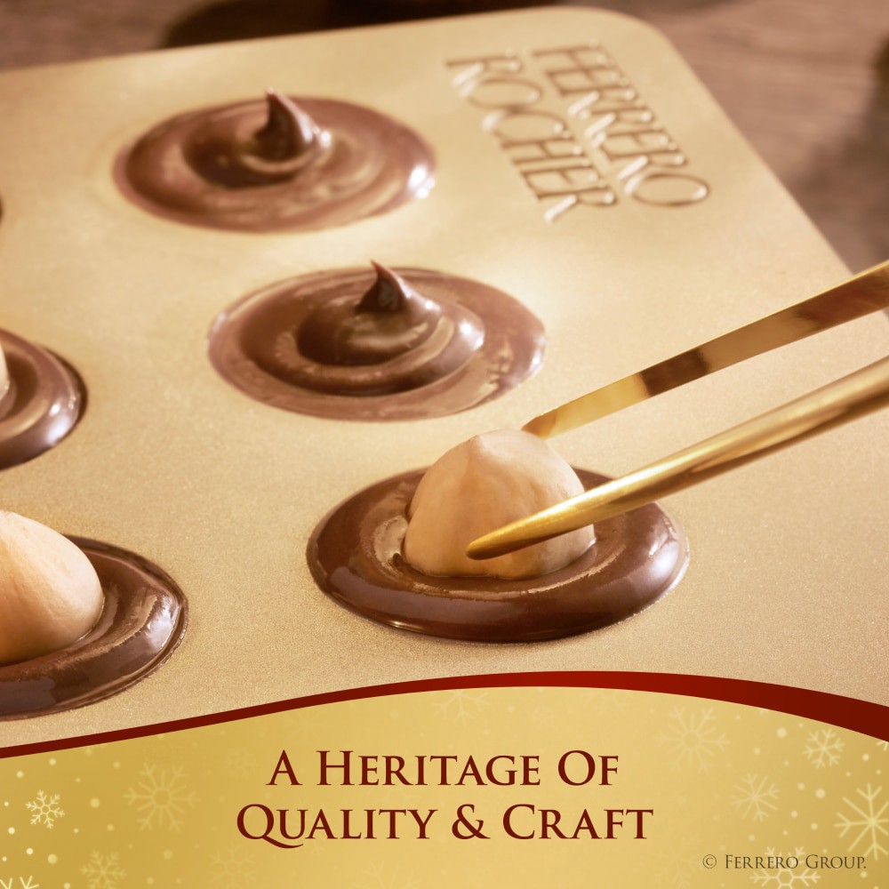slide 6 of 6, Ferrero Rocher Fine Hazelnut Chocolates, 5.3 oz
