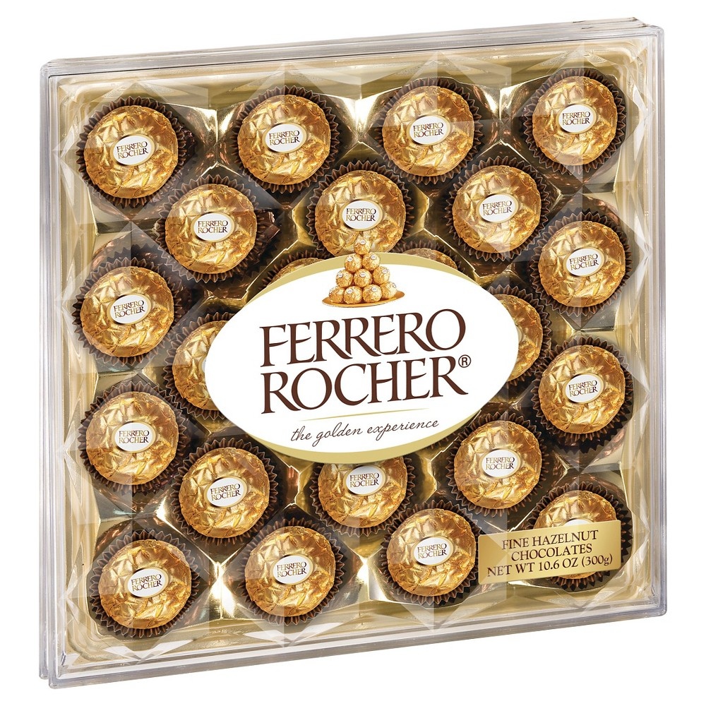 slide 2 of 4, Ferrero Rocher Fine Hazelnut Chocolates 10.6 oz, 10.6 oz