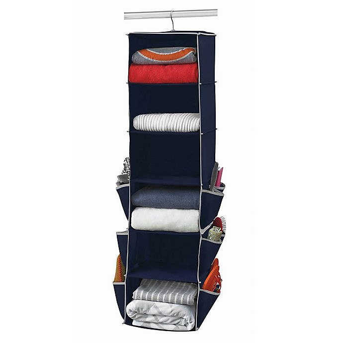 slide 1 of 3, Studio 3B Spinning Closet Organizer - Peacoat, 1 ct