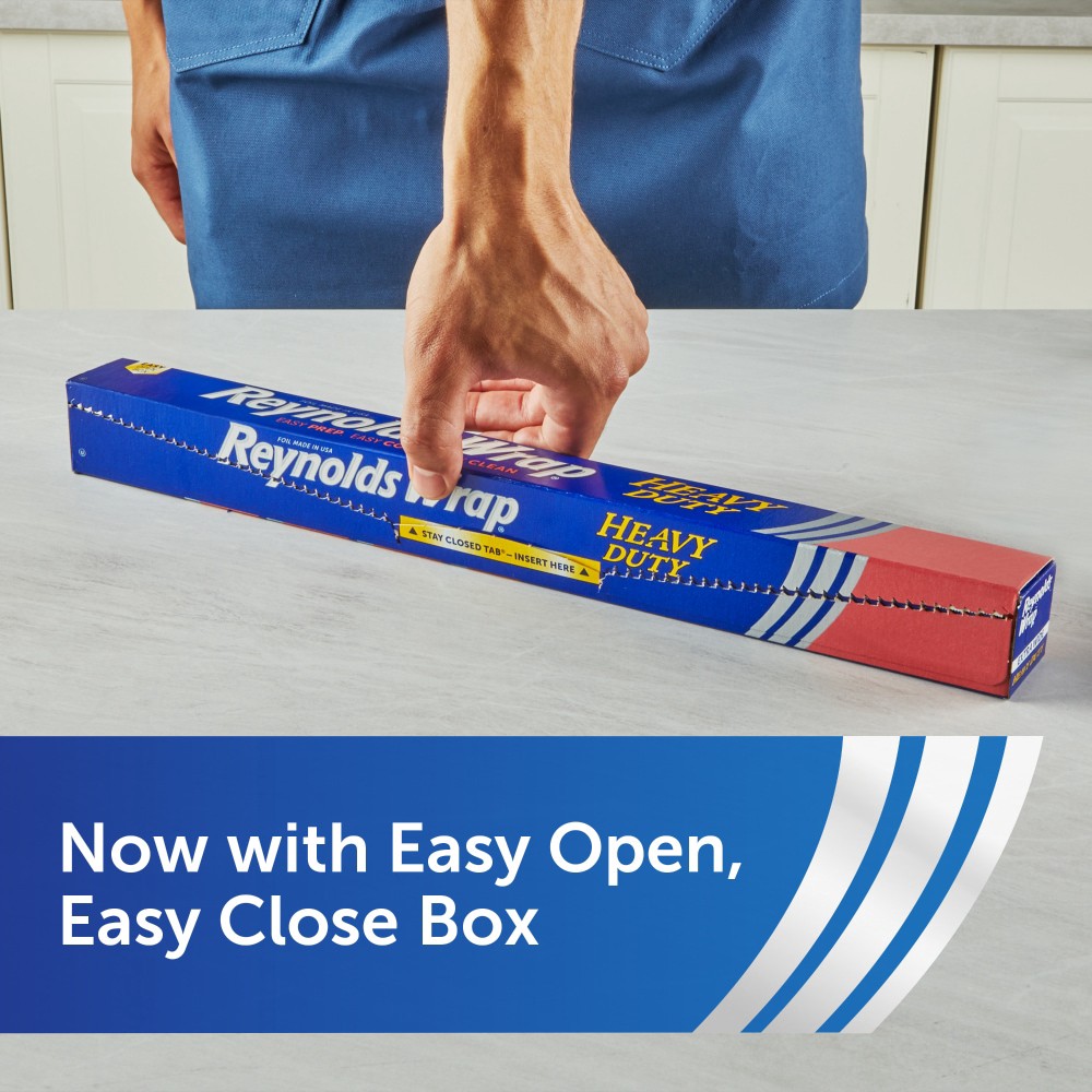 slide 4 of 6, Reynolds Wrap Heavy Duty Aluminum Foil, 37.5 sq ft