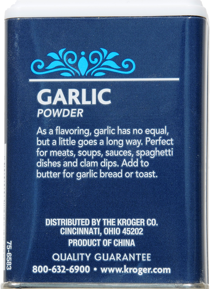 slide 2 of 2, Kroger Garlic Powder, 2.5 oz